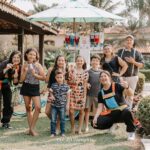 Familiares e amigos da princesa Gi